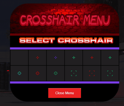 Crosshair Menu System [Clean UI][Standalone]