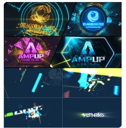 AE Videohive Abstract Dubstep And Glowing Logo Reveal
