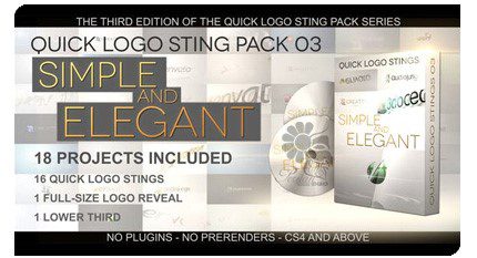 AE Videohive Quick Logo Sting Pack 03: Simple And Elegant
