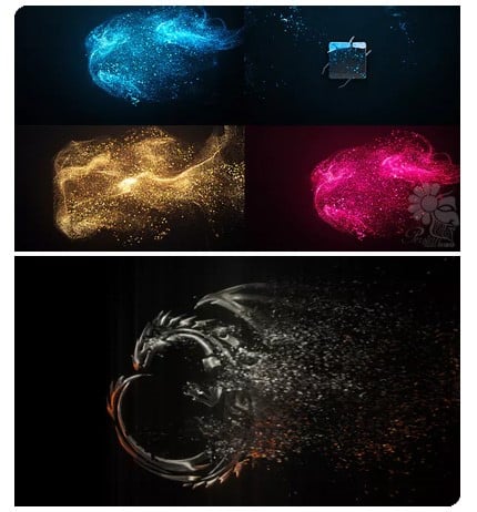 Elegant Particle Logo After Effect Videohive