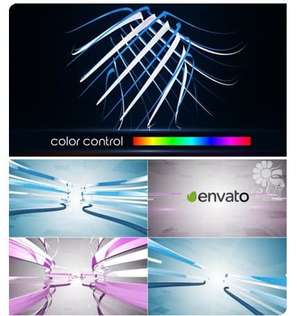 Videohive Lines And 3D Round Lines Logo Reveal