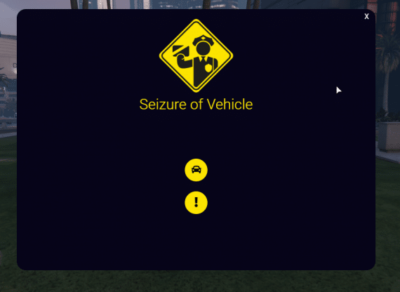 Vehicle Reason Seizure System [Police Impound]