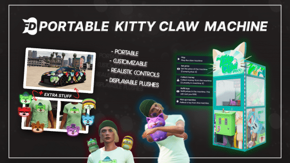 Portable Kitty Claw Machine [ESX] [QB]